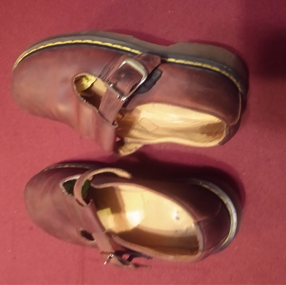 Dr Doc Martens Polly Single Buckle T-Bar Mary Jane - Picture 4 of 11